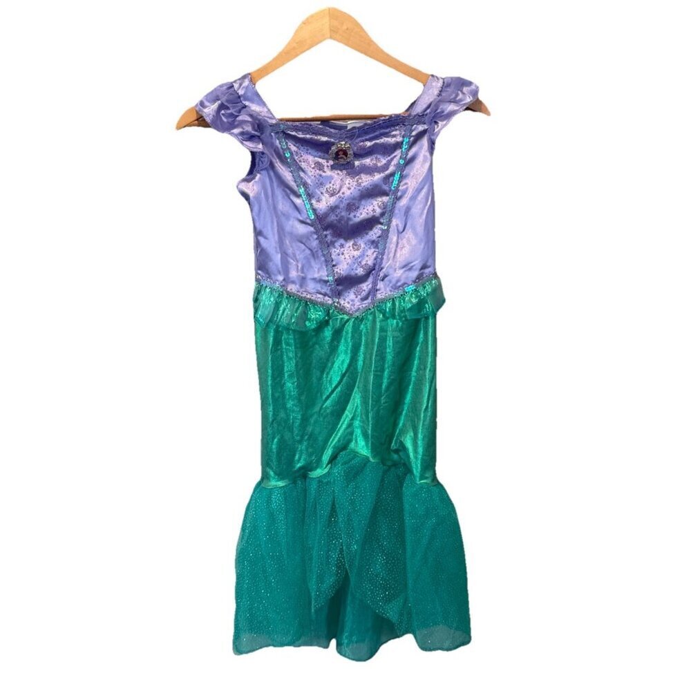 Little Mermaid Princess Dress Up Ariel Costume Kids Size Small (6/6x) Dress